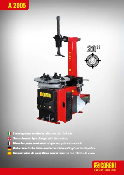 CORGHI A2005 – TYRE CHANGER