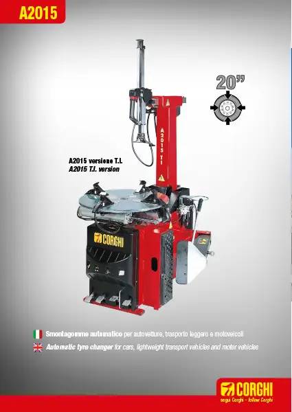 CORGHI A2015 – TYRE CHANGER