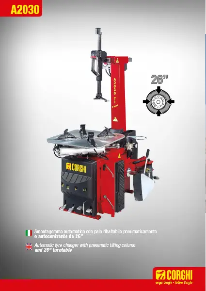 CORGHI A2030 – TYRE CHANGER