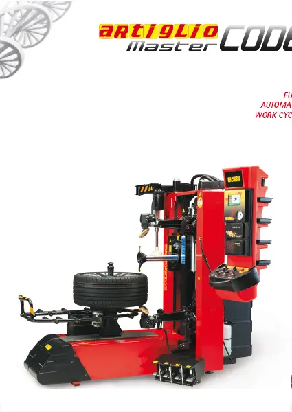 CORGHI ARTIGLIO MASTER CODE – TYRE CHANGER