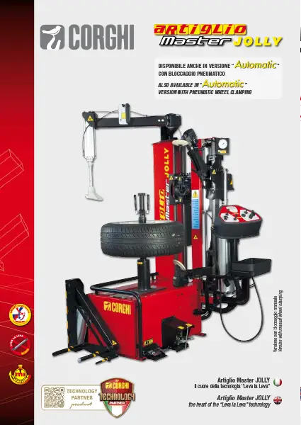 CORGHI ARTIGLIO MASTER JOLLY/AUTOMATIC – TYRE CHANGER