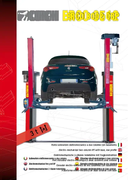 CORGHI ERCO 3512 – TWO POST LIFT