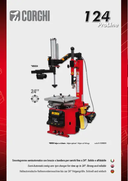 CORGHI PROLINE 124 – TYRE CHANGER