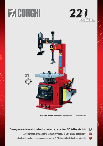 CORGHI PROLINE 221 – TYRE CHANGER