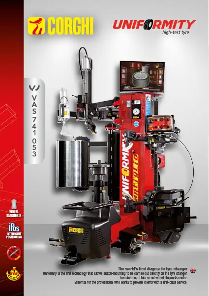 CORGHI UNIFORMITY – DIAGNOSTIC TYRE CHANGER
