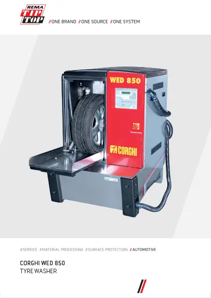 CORGHI WED 850 – TYRE WASHER