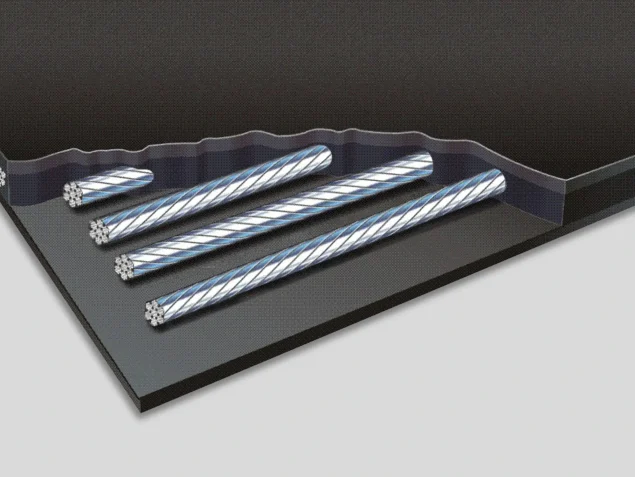 Steel cord conveyor belts