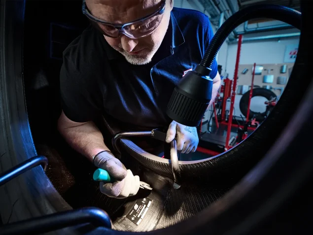 Tire repair material