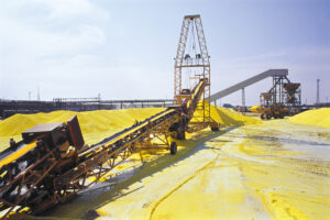 Sulphur mining