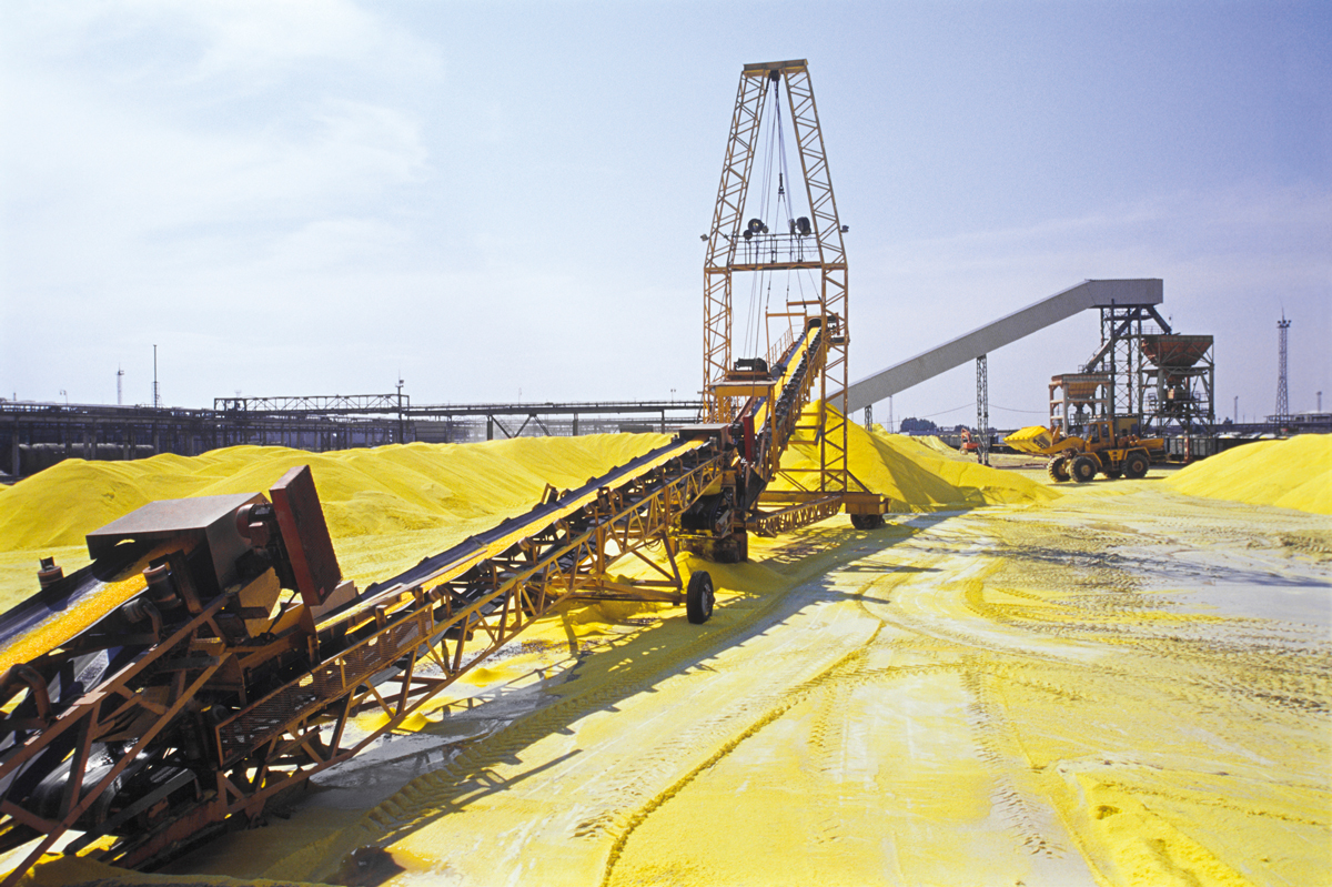 Sulphur mining